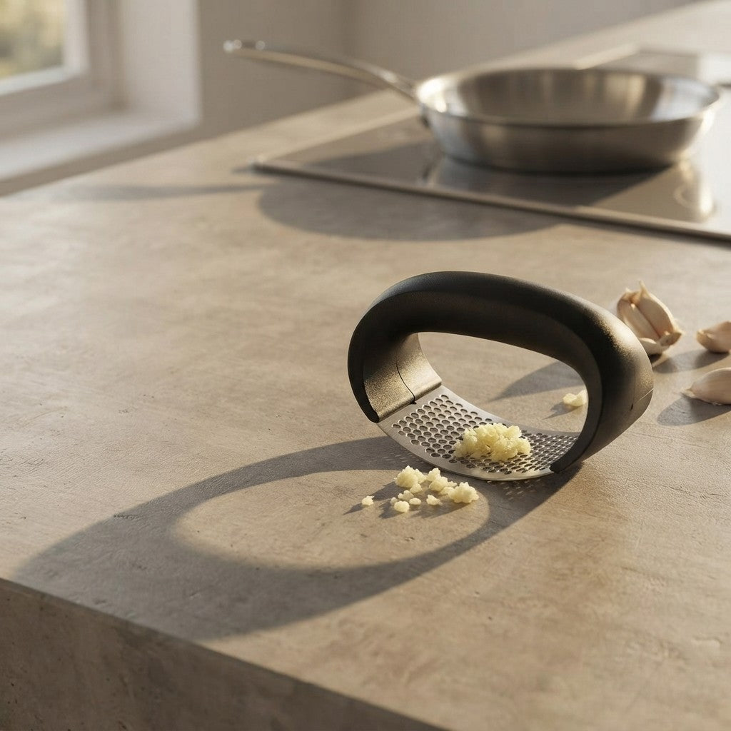 Stainless Steel Garlic Press